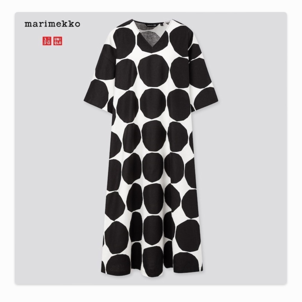 Marimekko for Uniqlo graphic dress